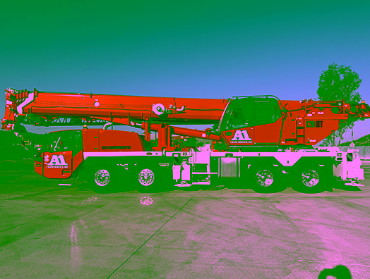 120 Ton 120 HT Telescopic Boom Truck Crane